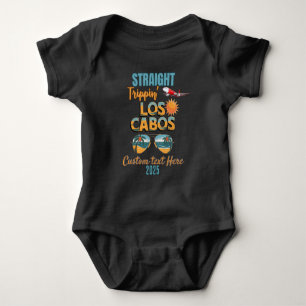 Straight Trippin' Los Cabos 2025 Lustige Reise Baby Strampler