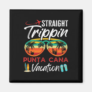 Straight Trippin Punta Cana Paare Familienurlaub Magnet