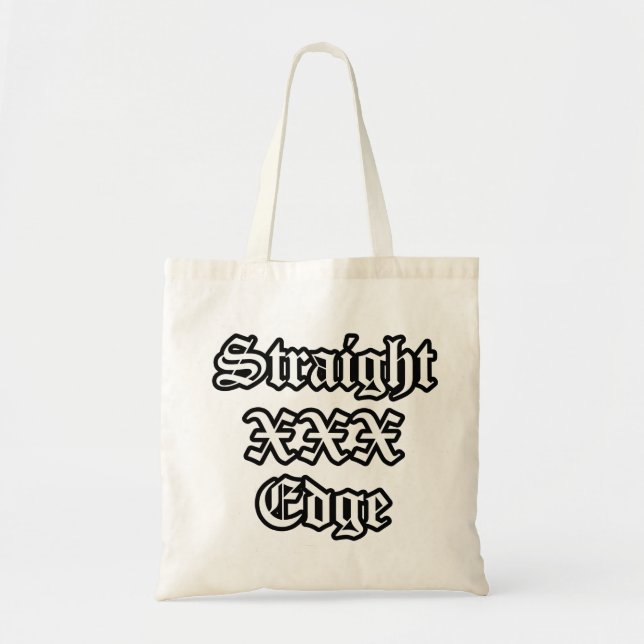 Straightedge Bag Tragetasche (Vorne)