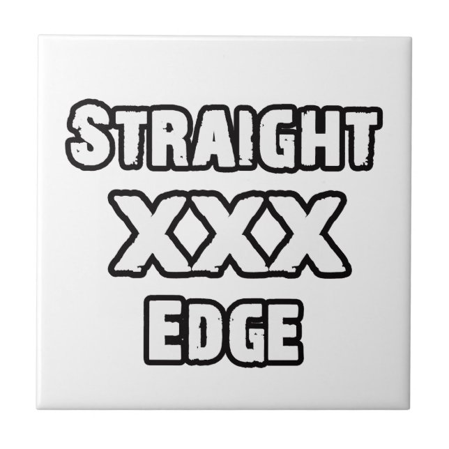 Straightedge Fliese (Vorderseite)