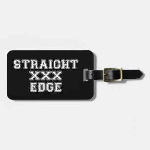 Straightedge Gepäckanhänger