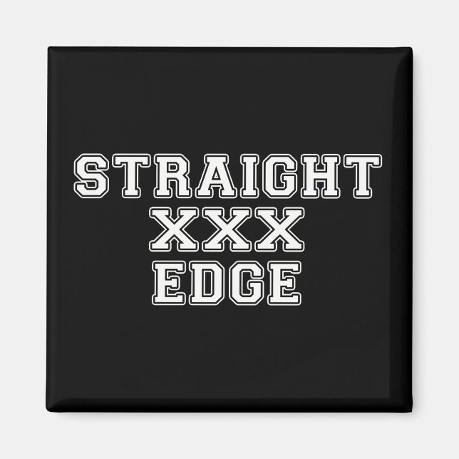 Straightedge Magnet (Vorne)