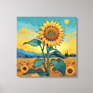 Stralende Zonnebloem - Dutch Master Serie ZA01 Leinwanddruck