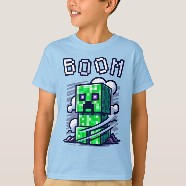 Strampler, BOOM, Minenfänger, Cooler T - Shirt (Vorderseite)