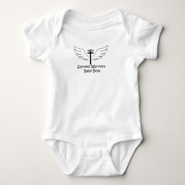Strampler für gesalzene Warriors Baby Boys (Vorderseite)