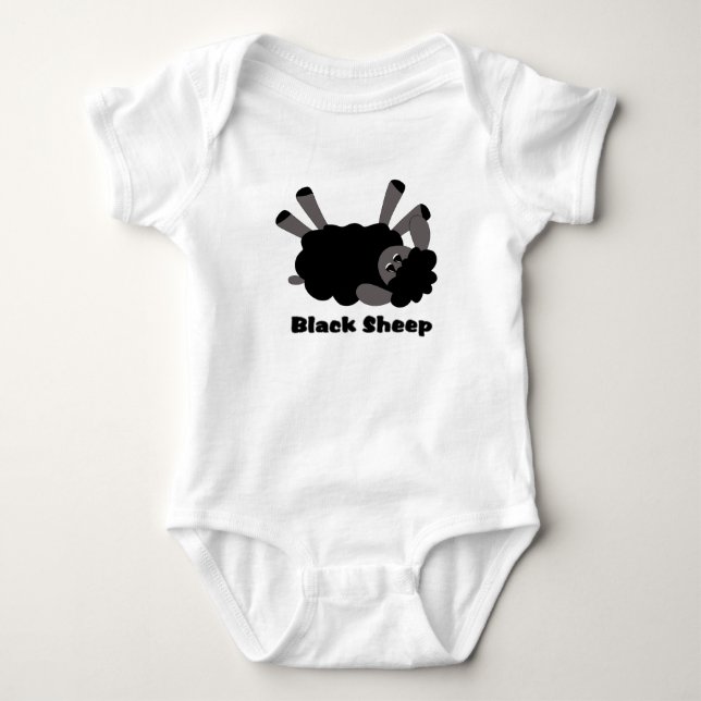 Strampler von Black Sheep Säugling (Vorderseite)