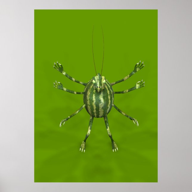Strampler Watermelon Poster (Vorne)