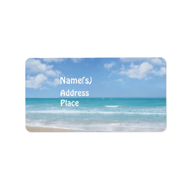 Strand Adressaufkleber (Vorne)