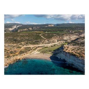 Strand Akamas, White River, Zypern Poster