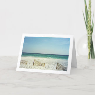 Strand am Golf von Mexiko 1 Grußkarte Karte