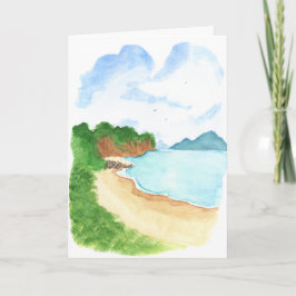 Strand am Meer Karte