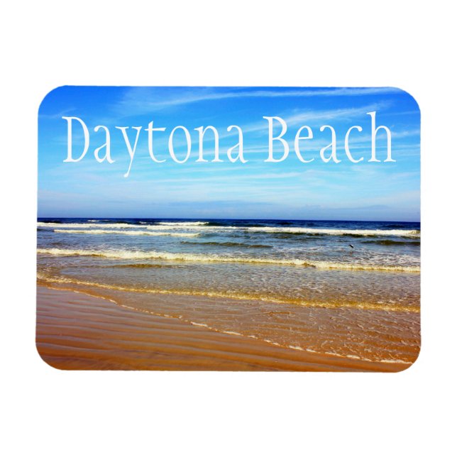 Strand am Strand von Daytona, Florida Magnet (Horizontal)