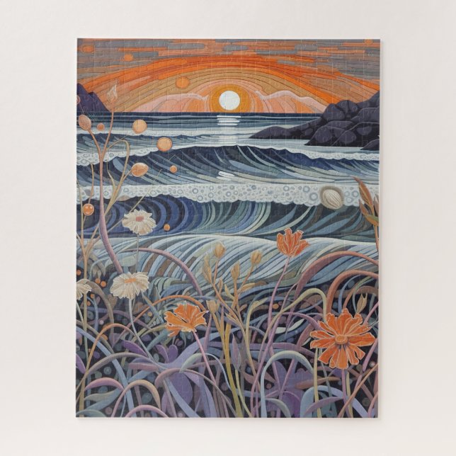Strand am Wildblume (Vertikal)