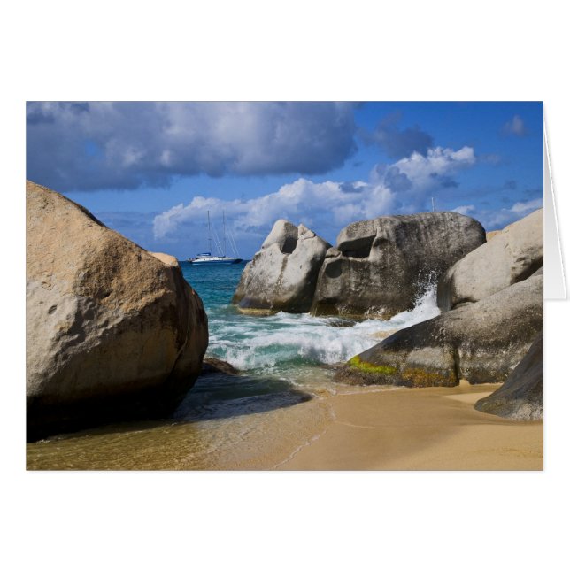 Strand an der Jungfrau Gorda, Britische Jungfrau (Vorderseite (Horizontal))