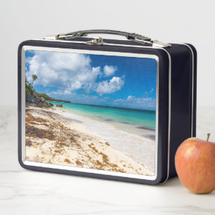 Strand Anse Canot auf Marie-Galante Metall Brotdose