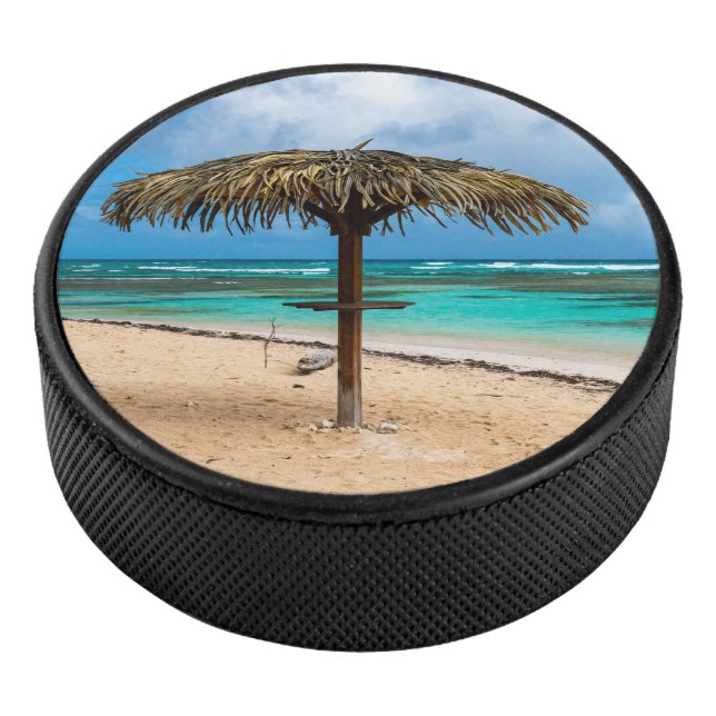 Strand Anse des Rochers Eishockey Puck (3/4)