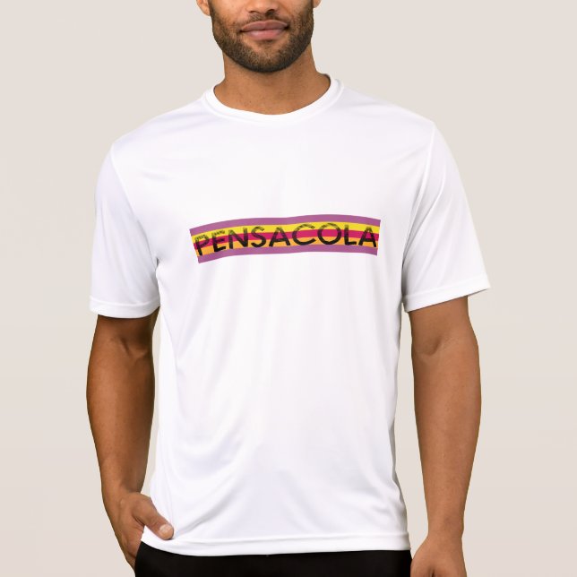 Strand-athletisches Shirt Pensacola Florida (Vorderseite)