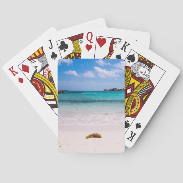 Strand | Atlantischer Ozean | Die Bahamas Spielkarten (Rückseite)