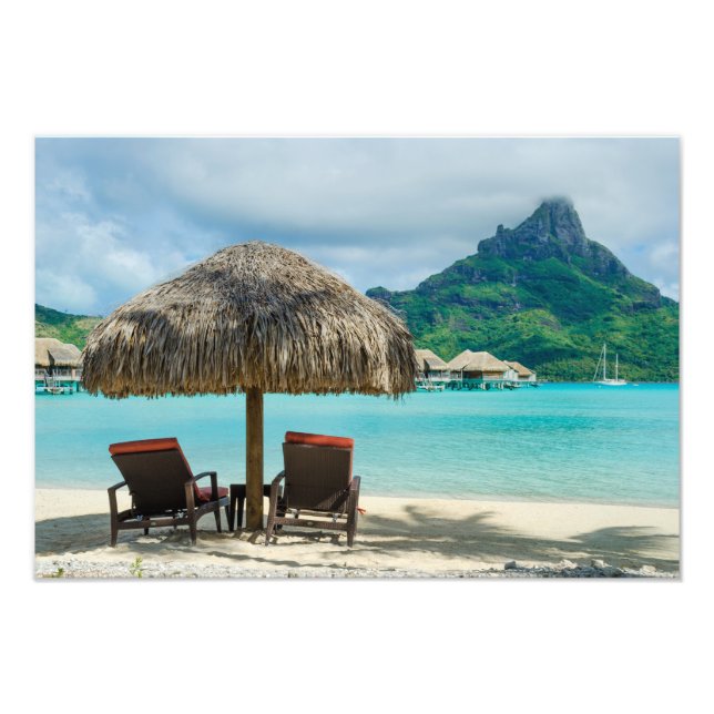 Strand auf Bora Bora Foto (Vorne)