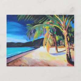 Strand auf den Magen's Bay St Thomas US Jungfrau I Postkarte