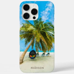 Strand auf den Malediven individuelle Name Telefon iPhone 16 Pro Max Hülle
