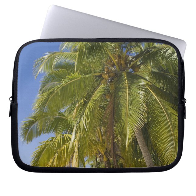 Strand auf der Insel One Foot, Aitutaki, Cookinsel Laptopschutzhülle (Vorderseite)