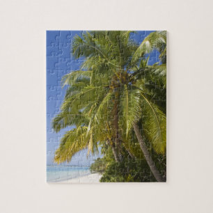 Strand auf One-Foot-Eiland, Aitutaki, Cookinseln