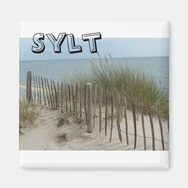 Strand auf Sylt in Deutschland Magnet (Vorne)