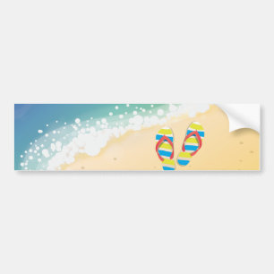 Strand Autoaufkleber