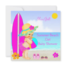 Strand-Baby-Party Mädchen Rosa Türkis Blau Sonnenh