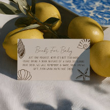 Strand-Baby-Shower-Buch Für Baby-Anfrage
