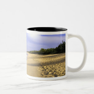 Strand Baie Longue Long Bay, St. Martin, Zweifarbige Tasse