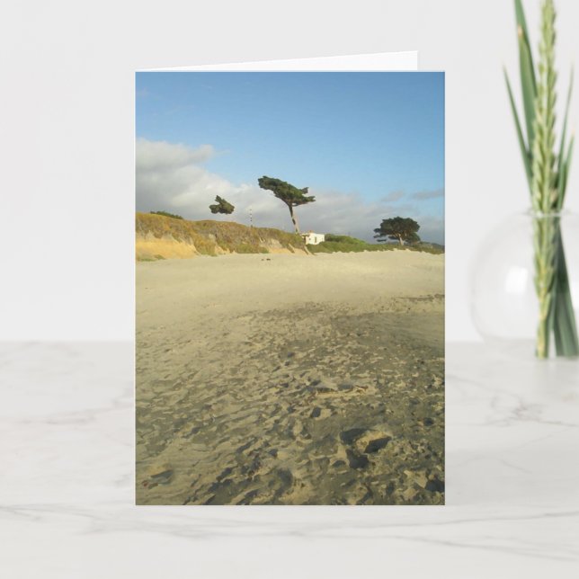 Strand-Baum Karte (Vorderseite)