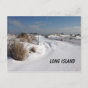 Strand bei 2 Grad Postkarte