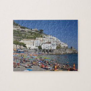 Strand bei Amalfi, Kampanien, Italien