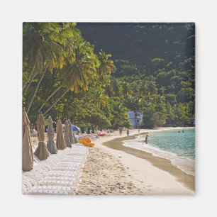 Strand bei Cane Garden Bay, Insel Tortola Magnet