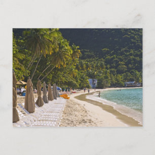Strand bei Cane Garden Bay, Insel Tortola Postkarte