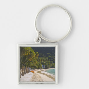Strand bei Cane Garden Bay, Insel Tortola Schlüsselanhänger