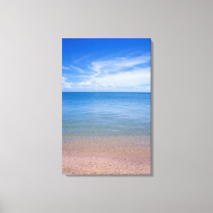 Strand bei Ebbe Leinwanddruck