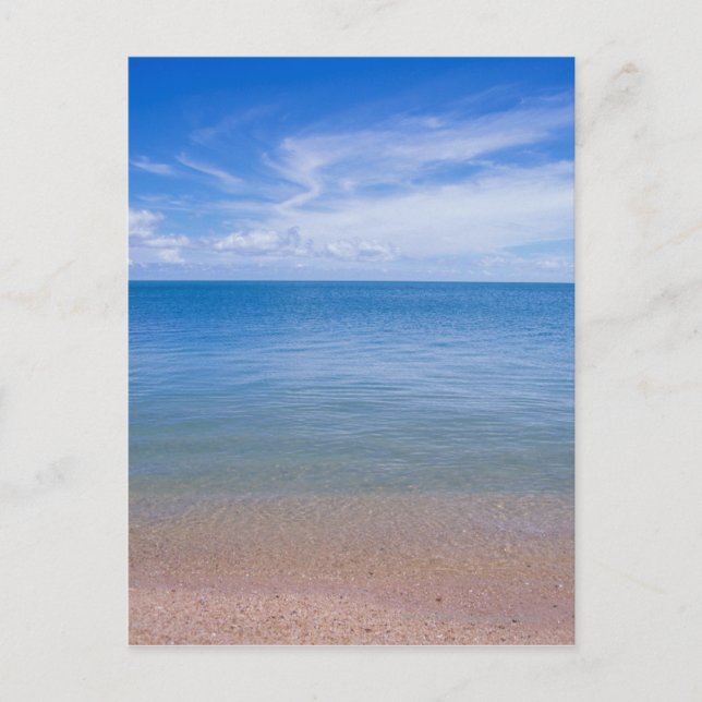 Strand bei Ebbe Postkarte (Vorderseite)