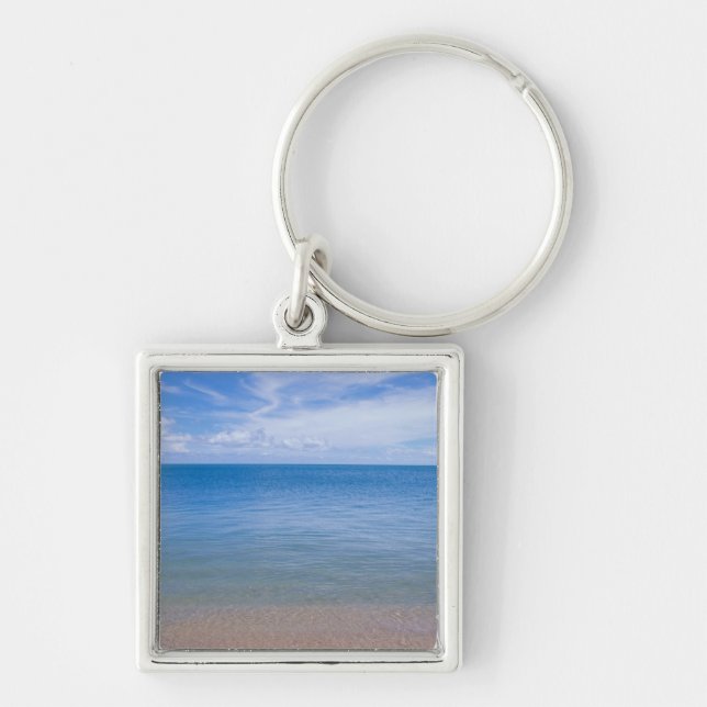 Strand bei Ebbe Schlüsselanhänger (Vorne)