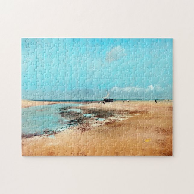 Strand bei Low Tide (Mouth of the River), Edgar De (Horizontal)
