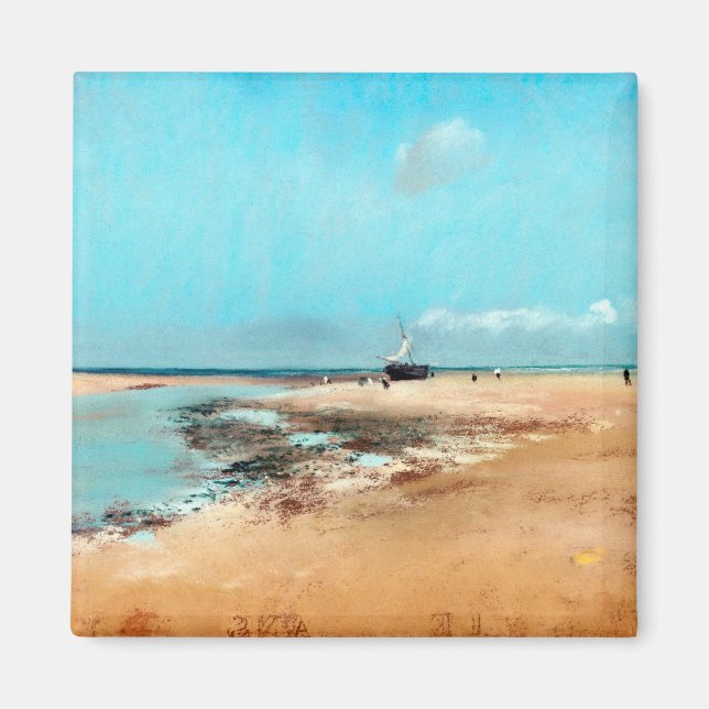 Strand bei Low Tide (Mouth of the River), Edgar De Magnet (Vorne)