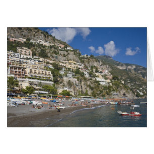 Strand bei Positano, Kampanien, Italien