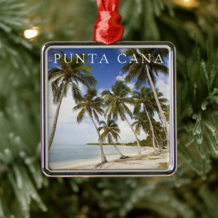 Strand bei Punta Cana   Dominikanische Republik Ornament Aus Metall