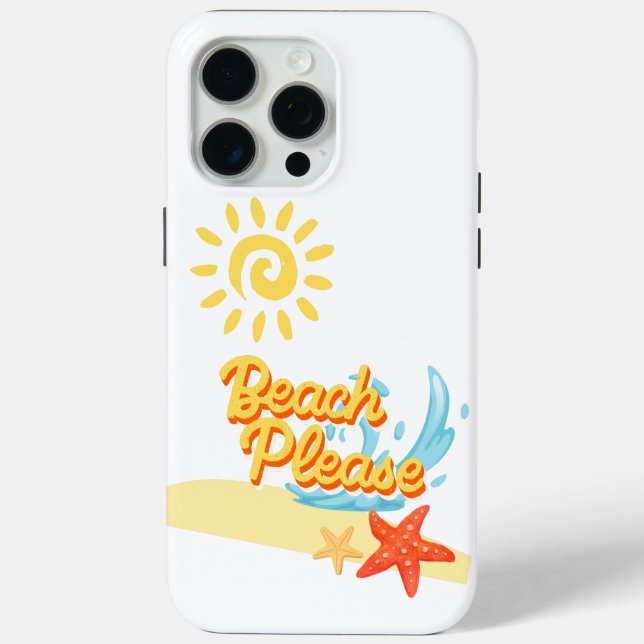 Strand bitte Case-Mate iPhone hülle (Rückseite)
