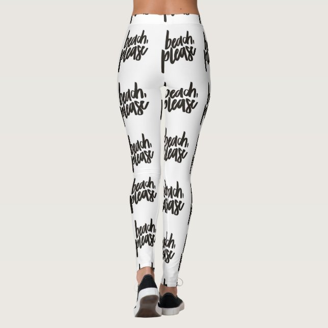 Strand Bitte Leggings (Rückseite)