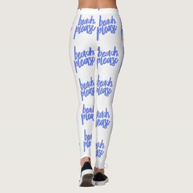 Strand Bitte Leggings (Rückseite)