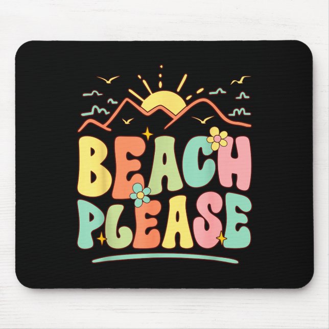 Strand bitte  mousepad (Vorne)