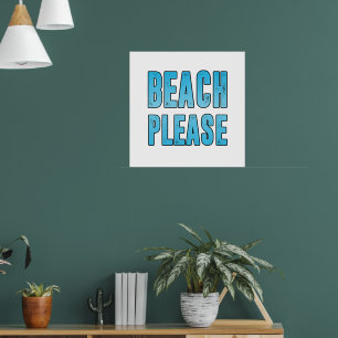 Strand bitte poster